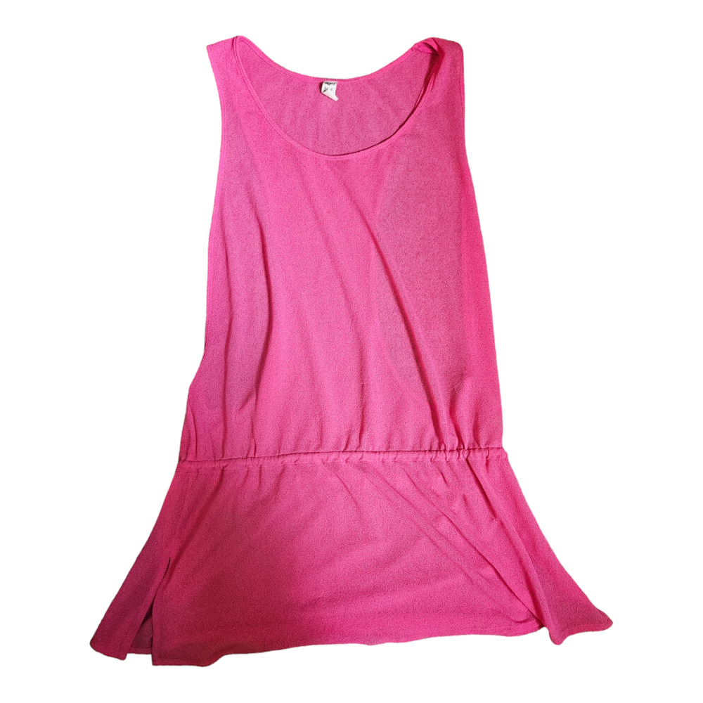 Zeki Size 11 (Small) Sleeveless Pink Sheer Top